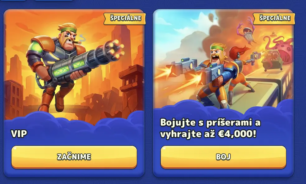 Pistolo Casino – Staňte sa VIP hráčom alebo bojujte s príšerami a získajte až 4 000 € Špeciálne ponuky v Pistolo Casino – VIP program a hra proti príšerám s výhrou až 4 000 €